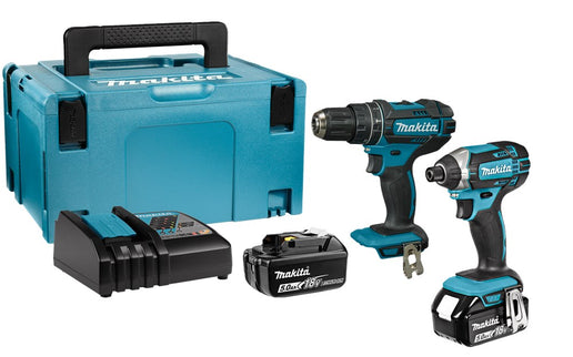 Makita DLX2131TJ LXT 18V 2-Delige Combiset DHP482 Boorschroefmachine + DTD152 Slagschroevendraaier