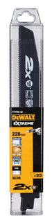 DeWALT Reciprozaagblad 2x bim 228x2.5mm extra dik, universele toepassing DT2492