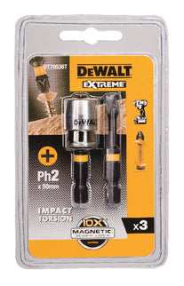 DeWALT Impact torsion 2xph2 50mm + 1"maglock DT70536T