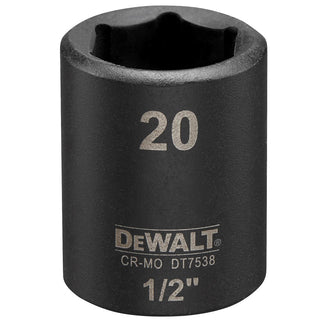 DeWALT Impact dop 1/2" DT7538