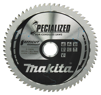 Makita Afkortzaagblad Aluminium HM Zaagblad 216X30mm 63T 0G Alu – E-16916