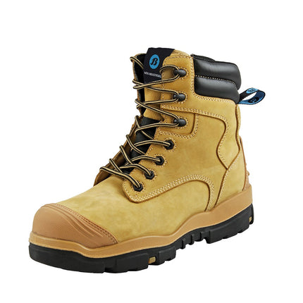 Bata Helix Werkschoen Longreach Wheat - MT 45S3 - Rubber-ZOOL - Volnerf Leder - Bruin – 706-86147