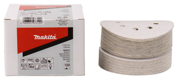 Makita Schuurschijf 125mm K100 White Velcro – P-37415