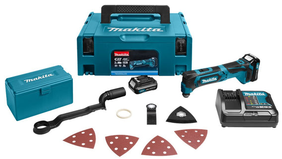 Makita TM30DSAJX4 Multitool 12V MAX met Accessoireset 2.0Ah