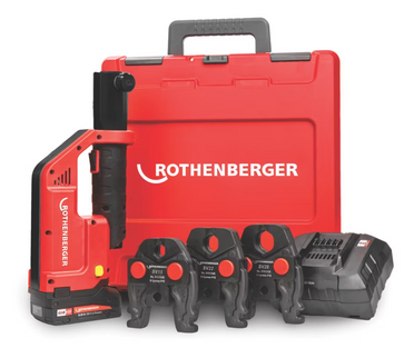 Rothenberger Romax Compact III Accu-Persmachineset SV 15‑22‑28 mm – 1000004275