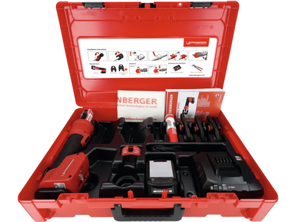 Rothenberger ROMAX NANO iJAWs SV Accu-Persmachineset 15-22-28mm 2Ah CAS - 1000005046