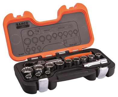 Bahco Doppenset Doorsteek 14-Delig – S140T