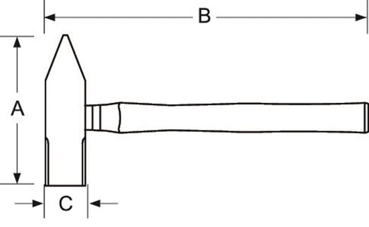 Bahco Bankhamer ALBR FB 500G – NS504-500-FB