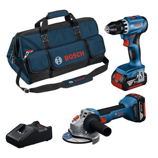 Bosch Combiset 18V 2-Toolkit GSR + GWS + 2x 4,0Ah + GAL Professional - 0615A5007N