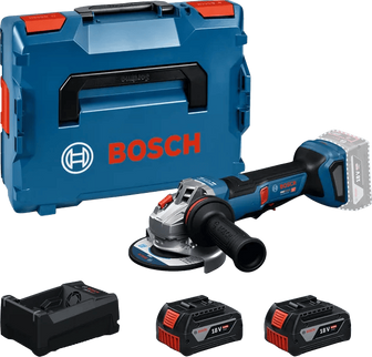 Bosch GWS18V-11PS Accu Haakse Slijpmachine in L-Boxx - 06019N4302