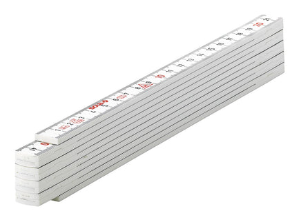 Vouwduimstok, kunststof, 2m/10-ledig HK2-10 W