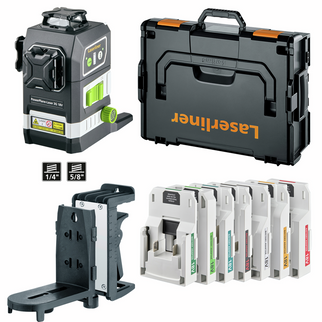 Laserliner Powerplane 3G 18V Set met Variostand en Adapter-Set - 036.380
