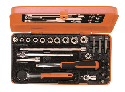 Bahco Doppenset 1/4" 27D – 6715GE