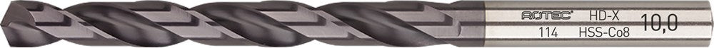 HSS-E Spiraalboor, type HD-X, TiAlN-TOP-gecoat, GOLD-LINE