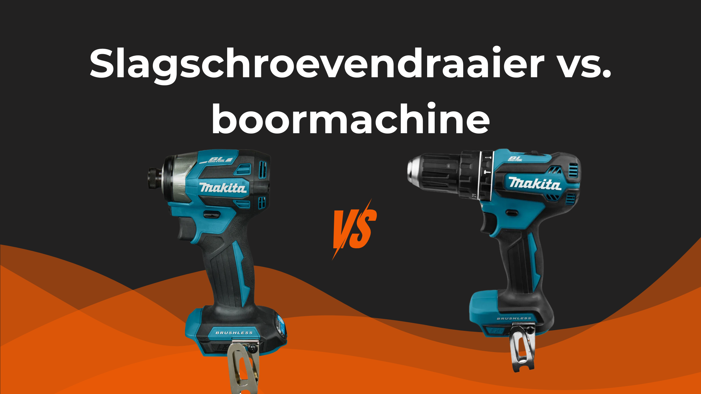 Slagschroevendraaier vs. boormachine