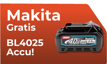 Collection image for: Makita XGT actie – Gratis BL4025 Accu