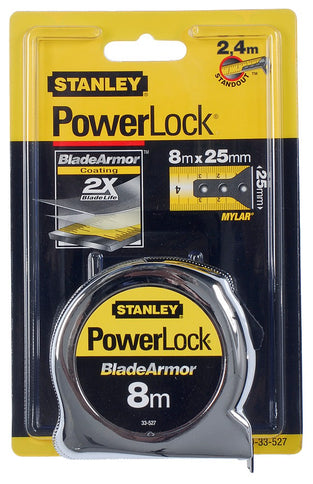 Afbeelding STANLEY rolbandmaat powerlock® blade armor™ 0-33-527