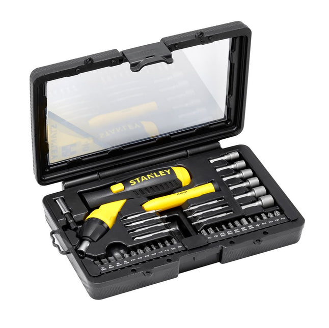 Stanley 38 Delige Pistoolgreep Ratel-Bitset – 0-63-038