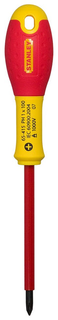 Stanley Fatmax Schroevendraaier Phillips VDE PH1 X 100mm – 0-65-415
