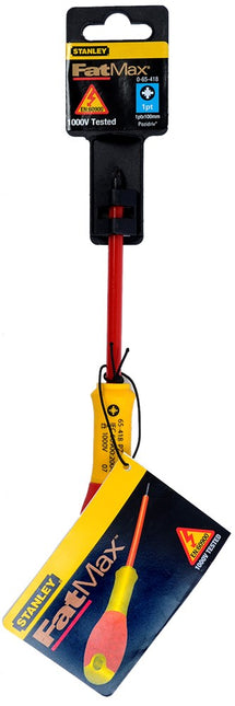 Stanley Fatmax Schroevendraaier Pozidriv VDE PZ1 X 100mm – 0-65-418