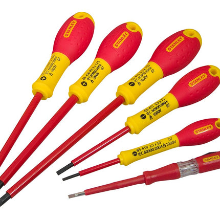 Stanley Fatmax VDE-Schroevendraaierset 6-Delig - Parallel/phillips en Spanningsz – 0-65-441