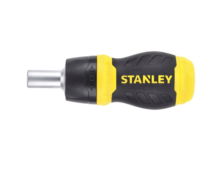 STANLEY MULTIBIT STUBBY SCHROEVENDRAAIER MET RATEL