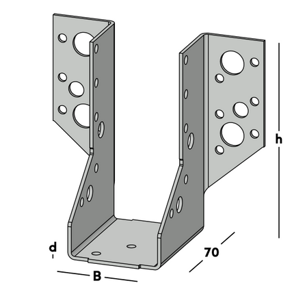 GB Raveeldrager Zwaar 280/50x115mm - 0782205.0020