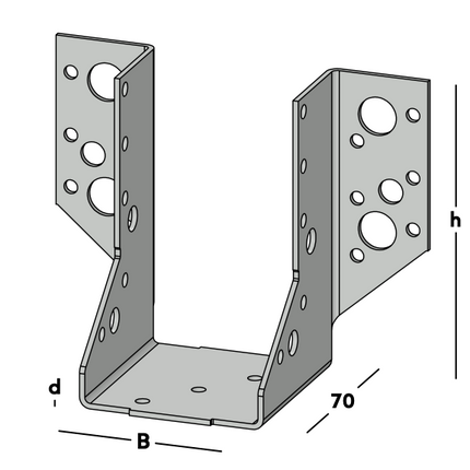 GB Raveeldrager Zwaar 280/63x108mm - 0782405.0020