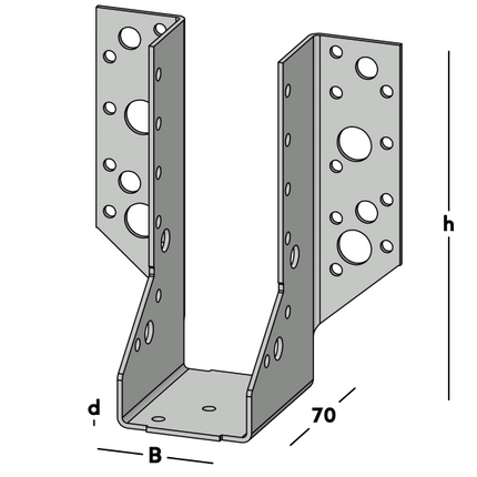 GB Raveeldrager Zwaar 335/50x143mm - 0783205.0020