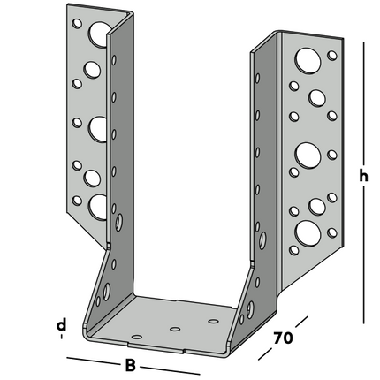 GB Raveeldrager Zwaar 380/75x152mm - 0784605.0020