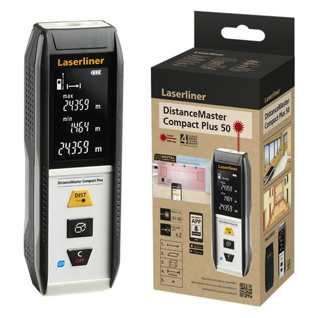 Laserliner DISTANCEMASTER COMPACT PLUS 50M BLE     SOFTBAG