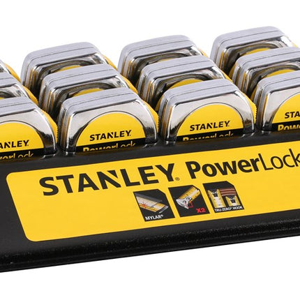 STANLEY ROLBANDMAAT POWERLOCK 3M - 12,7M