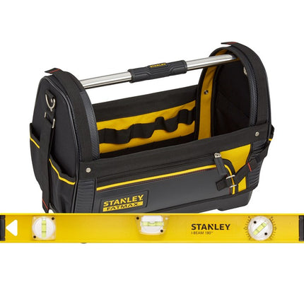 Stanley Fatmax OPEN Gereedschapstas + Waterpas – 1-93-951SBL