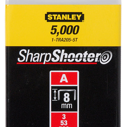 Stanley Nieten 8mm TYPE A - 5000 stuks – 1-TRA205-5T