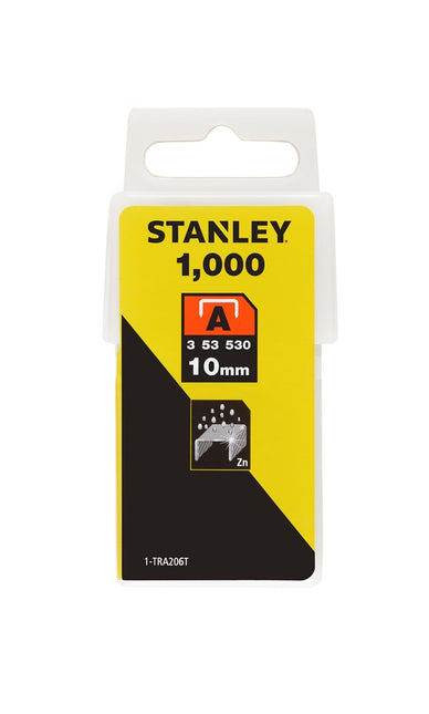 Stanley Nieten 10mm TYPE A - 1000 stuks – 1-TRA206T