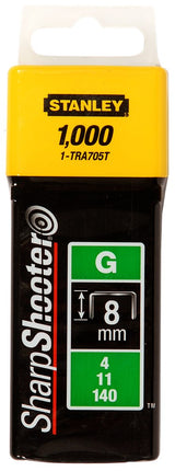 Stanley Nieten 8mm TYPE G - 1000 stuks – 1-TRA705T