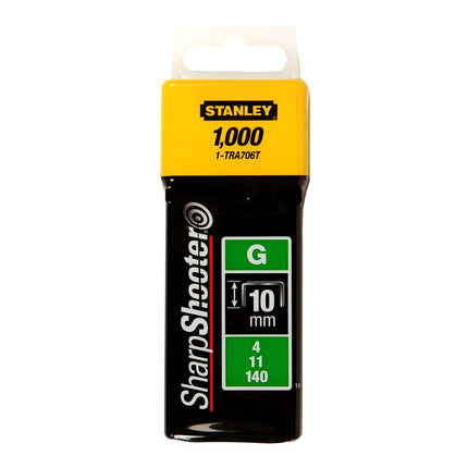 Stanley Nieten 10mm TYPE G - 1000 stuks – 1-TRA706T