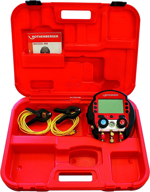 Rothenberger ROCOOL 600 SET RED BOX + 2 TEMPERATUURKLEMMEN - 1000000572