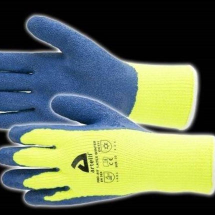 Artelli PRO-FIT Winterhandschoen Maat XXL (11) Latex Blauw/geel – 1010084003