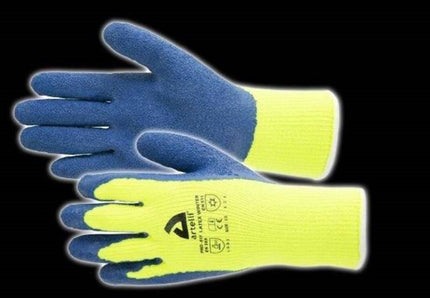 Artelli PRO-FIT  WINTERHANDSCHOEN MAAT L (9)    LATEX BLAUW/GEEL