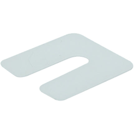 GB UITVULPLAATJE 1MM - 480 STUKS IN ZAK TRANSPARANT