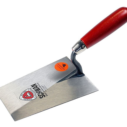 Schwan Stucadoorstroffel 140mm RVS Recht Model – 117514