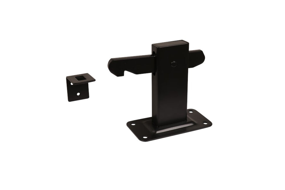 Deurvastzetter vloerplaat zwart Oxloc