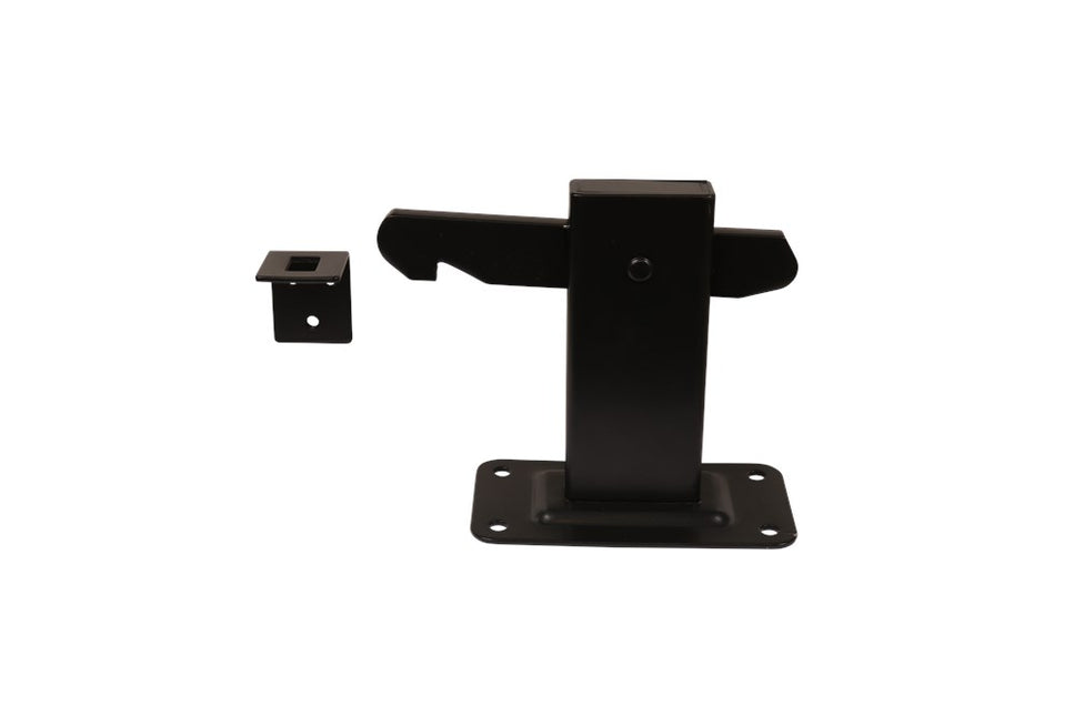 Deurvastzetter vloerplaat zwart Oxloc