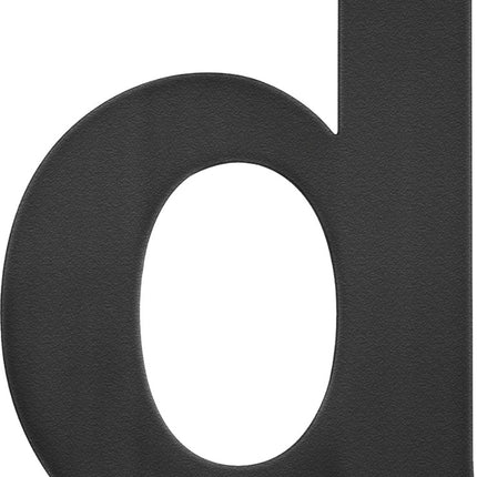 Huisnummer rvs mat zwart Oxloc