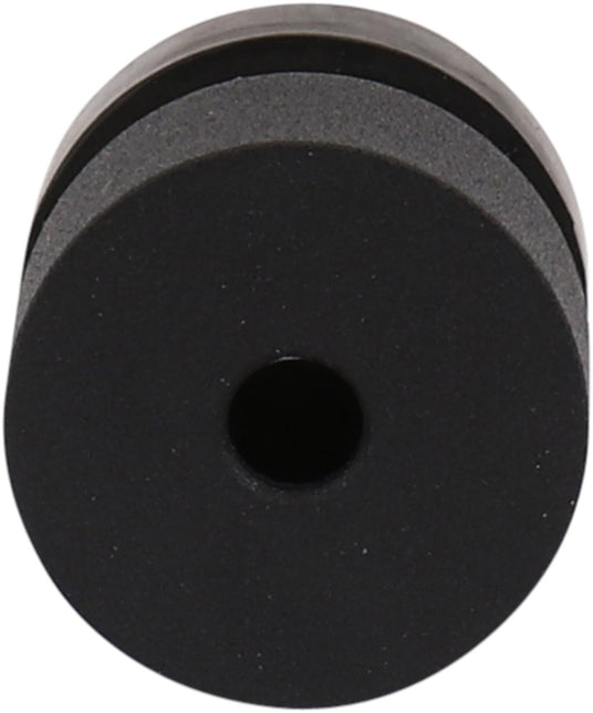 Deurstopper voor wandmontage rvs mat zwart