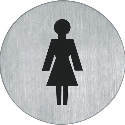 Symboolplaat dames Oxloc