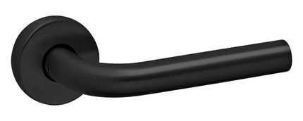 Deurkruk met rozet op kunststof onderrozet  Oxloc