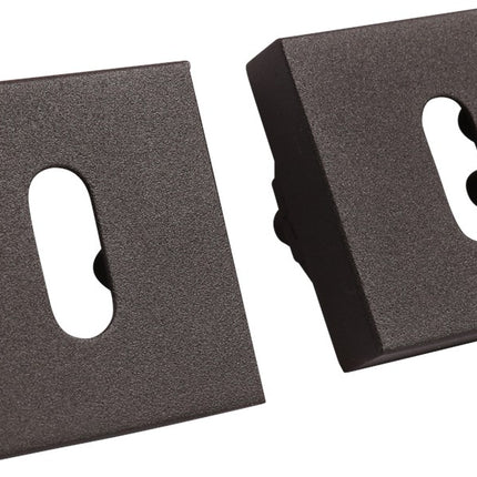 Rozet sleutelgat op kunststof onderrozet Oxloc