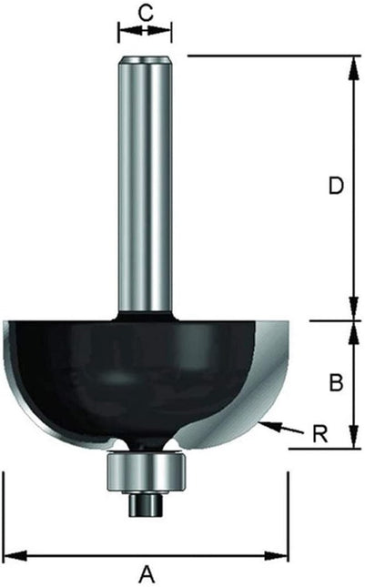 ENT Afrondfrees R=12,7MM+LAGER – 7914680